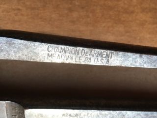 Vintage CHANNELLOCK No.  420 Pliers,  Champion DeArment,  Meadville,  PA,  Pat.  1953 3