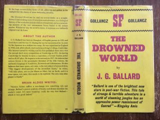 j g ballard THE DROWNED WORLD 1st UK edition hardback in 2