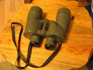 Vintage Military Binoculars M16 7x50 Stock No.  7578343 With M24 Case