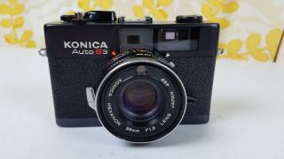 Konica Auto S3 35mm Slr Film Camera W/38mm Lens