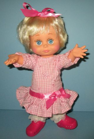 Vintage Baby Face Toddler 1990s Doll Galoob 6 So Sorry Sarah,  Custom Fashion A
