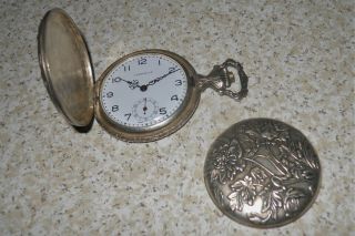 Bulova Watch Co Caravelle Watch Swiss 17 Jewels Vintage Pocket Watch Railroad