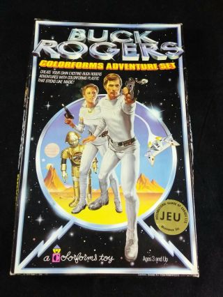 1979 Vintage Colorforms " Buck Rogers " Adventure Set - Canadian Ver.  Pls Read