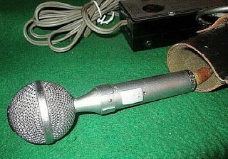 Vintage Powered Microphone Sennheiser Md - 405s And Uher Power Supply