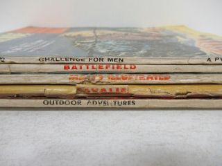 (5) Vintage [1957 - 1961] Men ' s Pulp Magazines CAVALIER MAN ' S CHALLENGE etc wz5598 4
