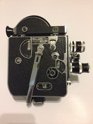Bolex H8,  3 Lenses,  Film Etc.