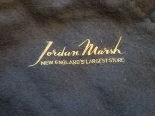 Vintage Jordan Marsh Blue Silver Anti - Tarnish Cloth Storage Bags