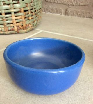 Vintage Padre Pottery small bowls matte green and blue 3 1/2 