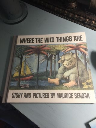 Where The Wild Things Are Book 1963 First Harper Trophy Edition 1984 25th Anniv