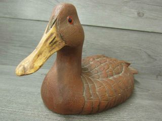 1983 Canvasback Handcrafted Collectible Duck By Dr J C Huber No 115 Wood Decoy