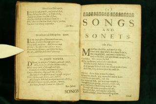 John Donne POEMS 1669 Elegies Sonnets O My America BEST &1ST COMPLETE EDITION NR 3
