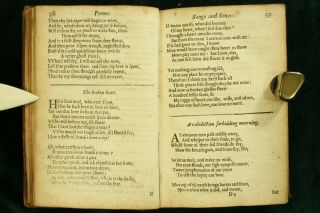 John Donne POEMS 1669 Elegies Sonnets O My America BEST &1ST COMPLETE EDITION NR 6