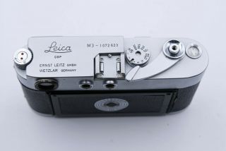 LEICA M3 Rangefinder Camera SN 1 072 623 2