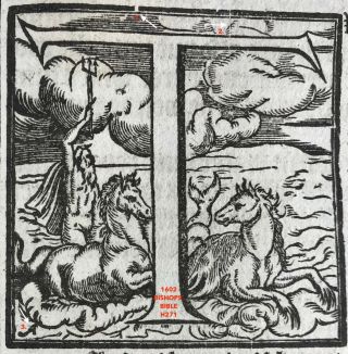 1611 King James Bible Leaf - The Hippocampus Myth 1 - Matthew 1 - 