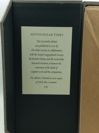 SOUTH POLAR TIMES / THE SOUTH POLAR TIMES COMMENTARY - 2012 Folio Society - 3