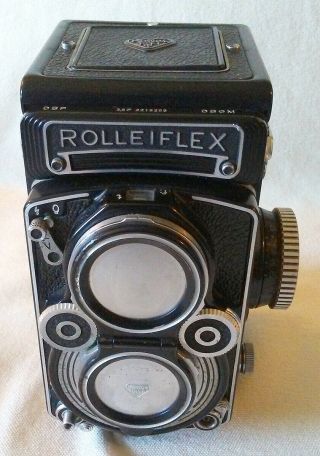 Rolleiflex 3.  5f Model 1 (k4e) - Zeiss 3.  5 Planar