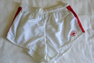 Nrl Roosters Rugby League Shorts Classic Vintage White Size 16