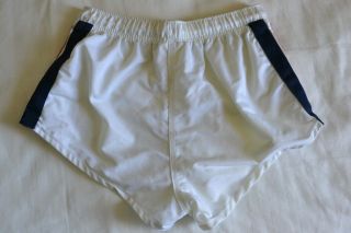 NRL Roosters Rugby League Shorts Classic Vintage White Size 16 2