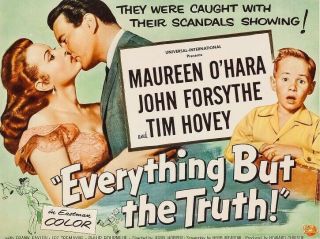 Vintage Movie 16mm Everything But The Truth Tree Feature 1956 Film Drama