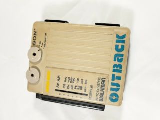 Vintage Rare Sony Outback Sports Walkman - Wm - Af79 Am/fm Radio Cassette Player