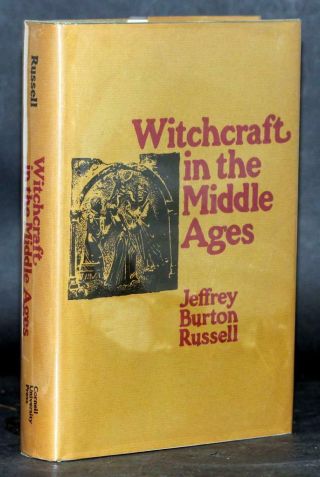 Occult First Edition 1971 Witchcraft In The Middle Ages Jeffrey Russell Hc W/dj