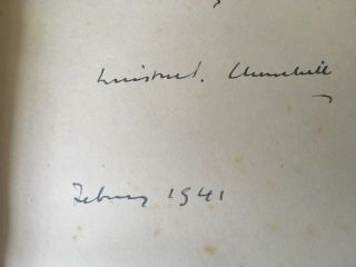 “Into Battle” Speeches by the Right HON Winston S.  Churchill - SIGNED 1941 RARE 7