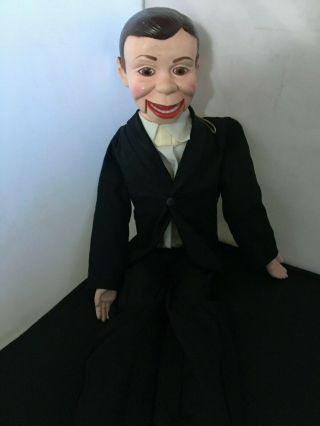 Vintage Charlie Mccarthy Ventriloquist Doll 1977 Juro Novelty Co.