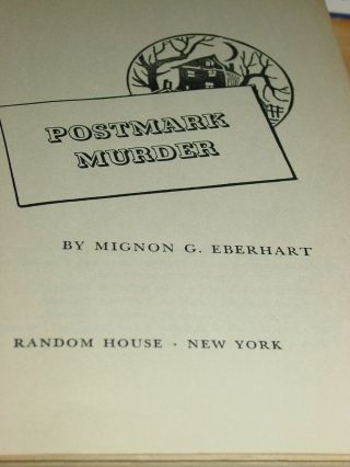 1956 Postmark Murder,  Vintage Murder Mystery,  Child Pawn,  HC - DJ 3