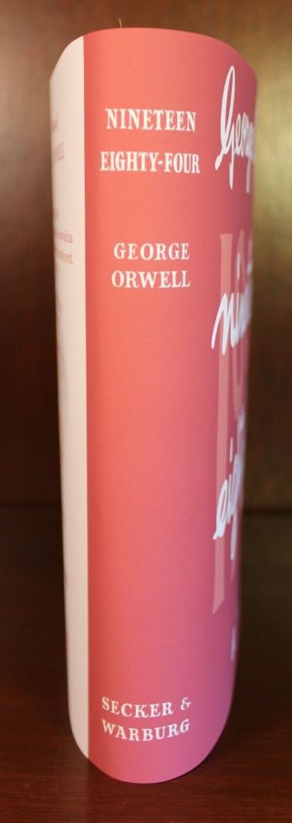 Nineteen Eighty - Four 1st UK Edition 1949 1st Printing 1984 George Orwell 2