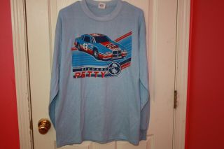 Vintage 1984 Richard Petty Nascar Stp Pontiac Long Sleeve T - Shirt Used/excellent