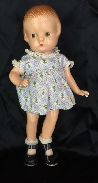 Darling Vintage 1931 Effanbee Patsyette 9” Compo Composition Doll