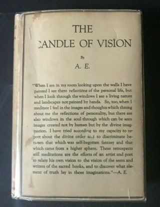 Signed The Candle Of Vision A.  E.  George William Russell Celtic Mysticism 1928