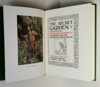 The Secret Garden Frances Hodgson Burnett Folio Society Charles Robinson 8