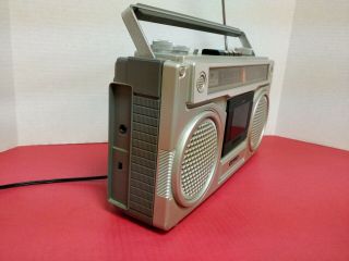 Vintage Sanyo M - 9901 Stereo Boombox Ghetto Blaster Radio Cassette 5