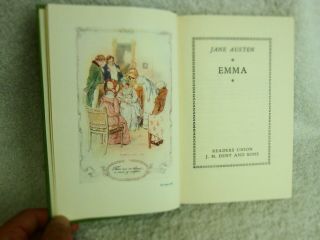 Emma by Jane Austen - readers union special edition - circa 1950s/60 ' s 4
