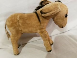 Vintage Steiff Donkey Mohair Discounted Repaired