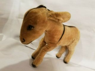 Vintage Steiff Donkey mohair Discounted repaired 2