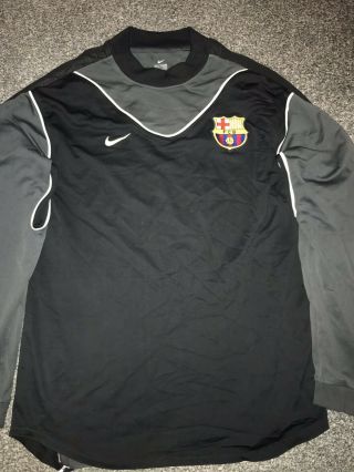 Barcelona Goalkeeper Shirt 2003/04 Large Rare And Vintage
