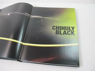 Autographed Dale Chihuly Black Art Glass Book Leather Bound Embossed 1576841669 4
