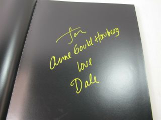 Autographed Dale Chihuly Black Art Glass Book Leather Bound Embossed 1576841669 5