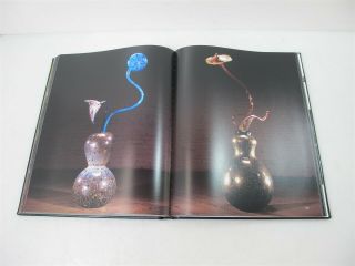 Autographed Dale Chihuly Black Art Glass Book Leather Bound Embossed 1576841669 6