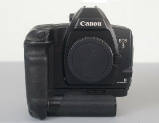 Canon Eos - 3,  35mm Film Slr Camera Body & Power Booster E1