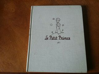 Le Petit Prince Antoine De Saint - Exupery Vintage C.  1943 Harcourt,  Brace And Co.