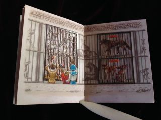 1892 moveable book My Friends At The Zoo Expanding Toy Book - Last time listed 4