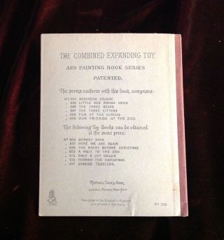 1892 moveable book My Friends At The Zoo Expanding Toy Book - Last time listed 7