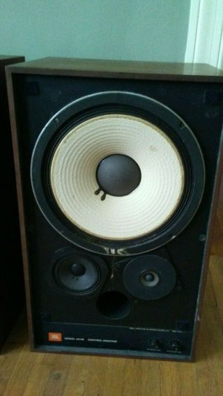 Two JBL 4311b studio monitor speakers 5