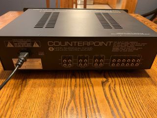 Counterpoint SA - 2000 Black TUBE Stereo Preamp Line stage no phono Made in USA 11