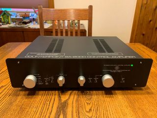 Counterpoint Sa - 2000 Black Tube Stereo Preamp Line Stage No Phono Made In Usa