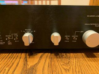 Counterpoint SA - 2000 Black TUBE Stereo Preamp Line stage no phono Made in USA 3