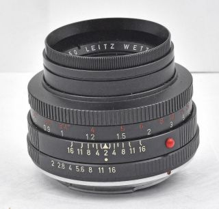 Leitz Wetzlar Germany Summicron - R 1:2 / 50mm Lens Leica R